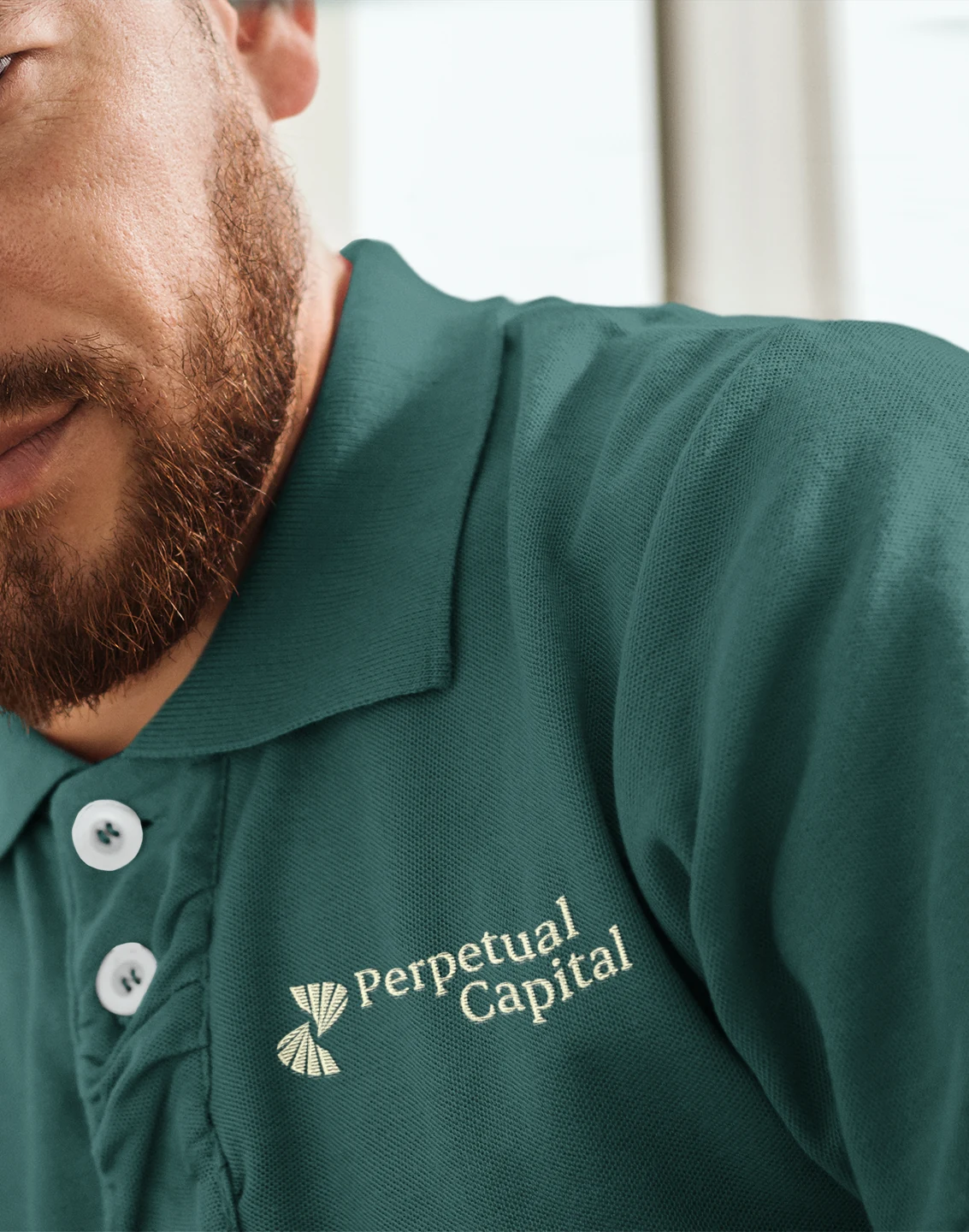 Perpetual Capital polo shirt embroidery