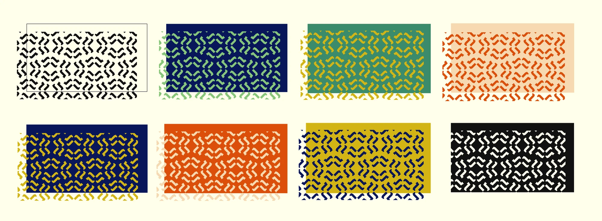 Jadein pattern color swatches