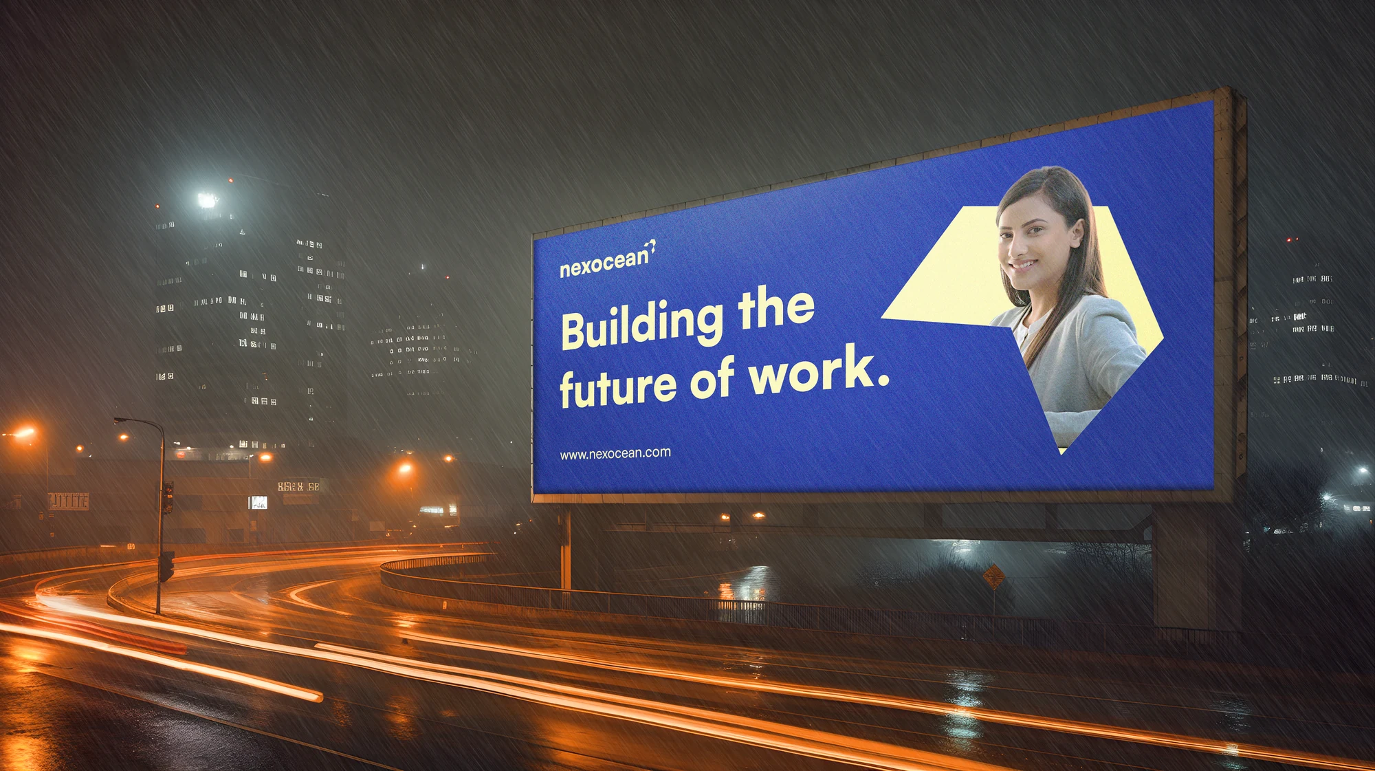 NexOcean billboard — Building the future of work