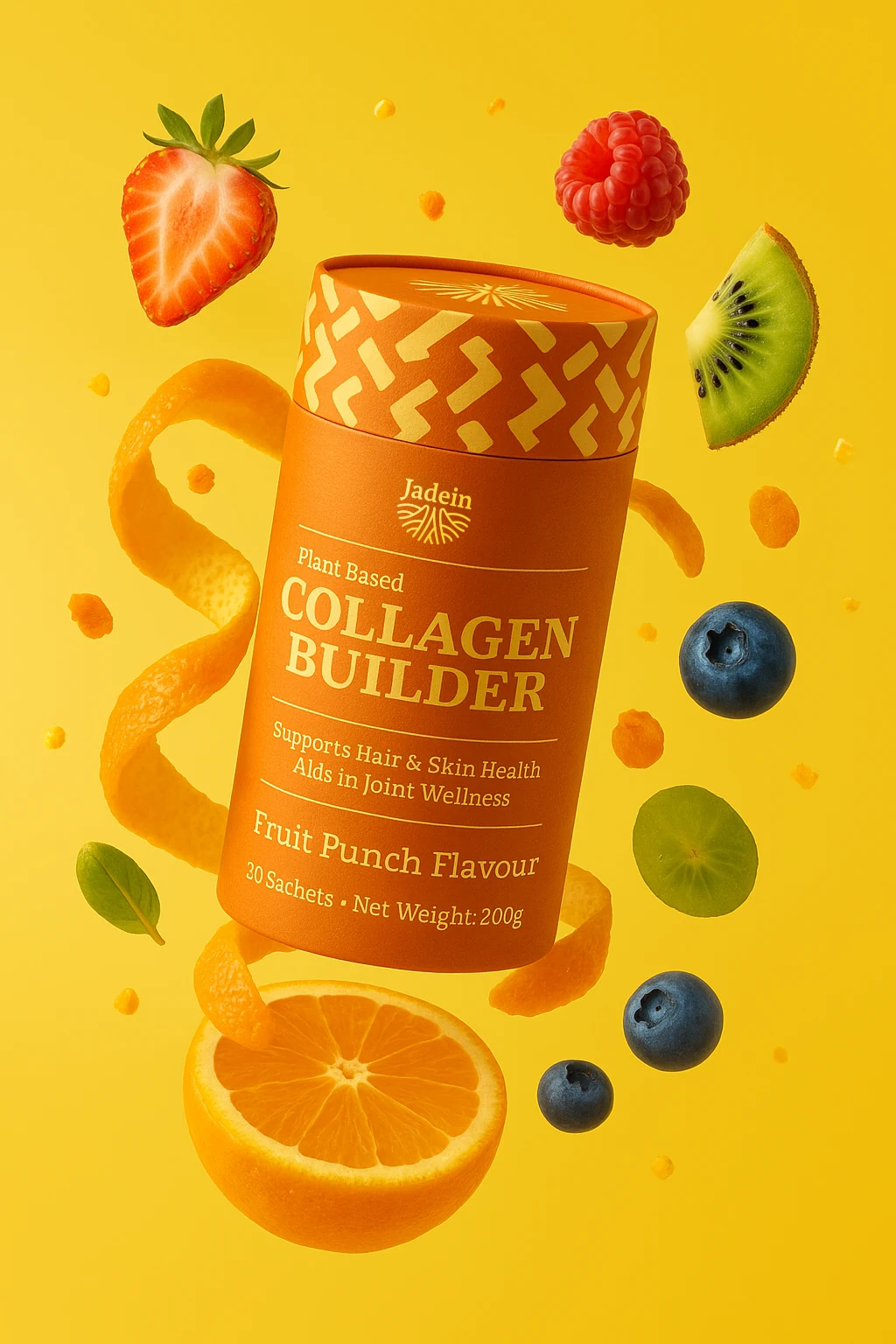 Jadein packaging — plant based Collagen Builder