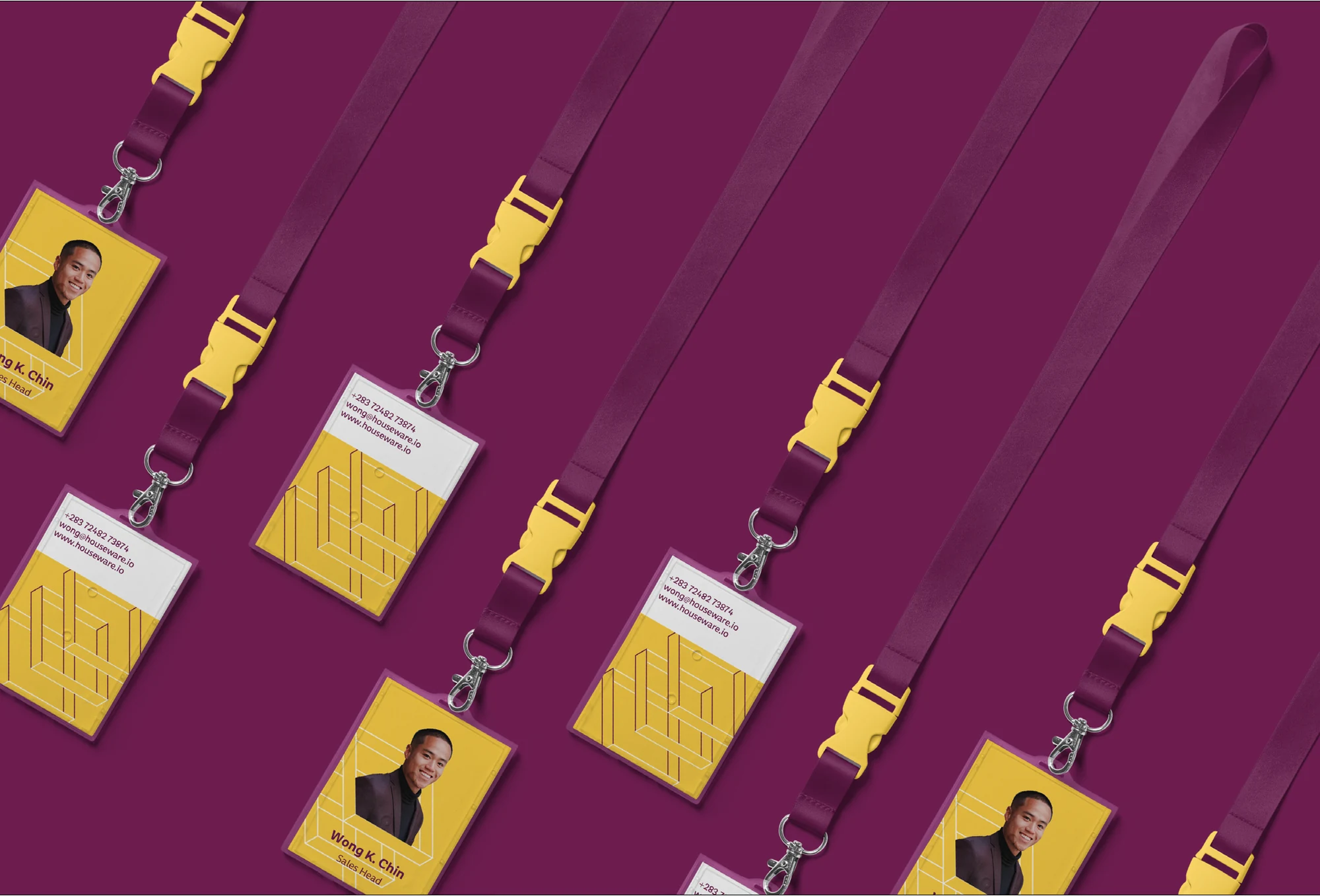 Houseware lanyards and ID cards