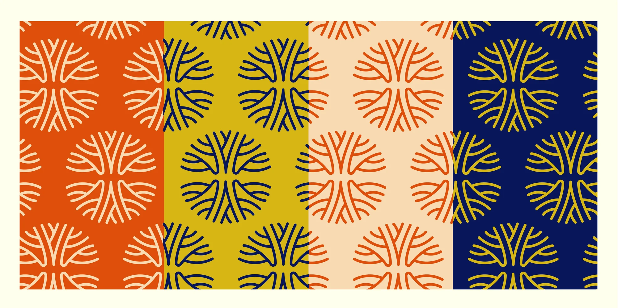 Jadein roots pattern grid