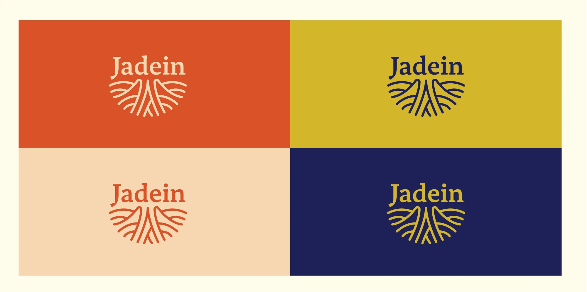 Jadein logo color combinations