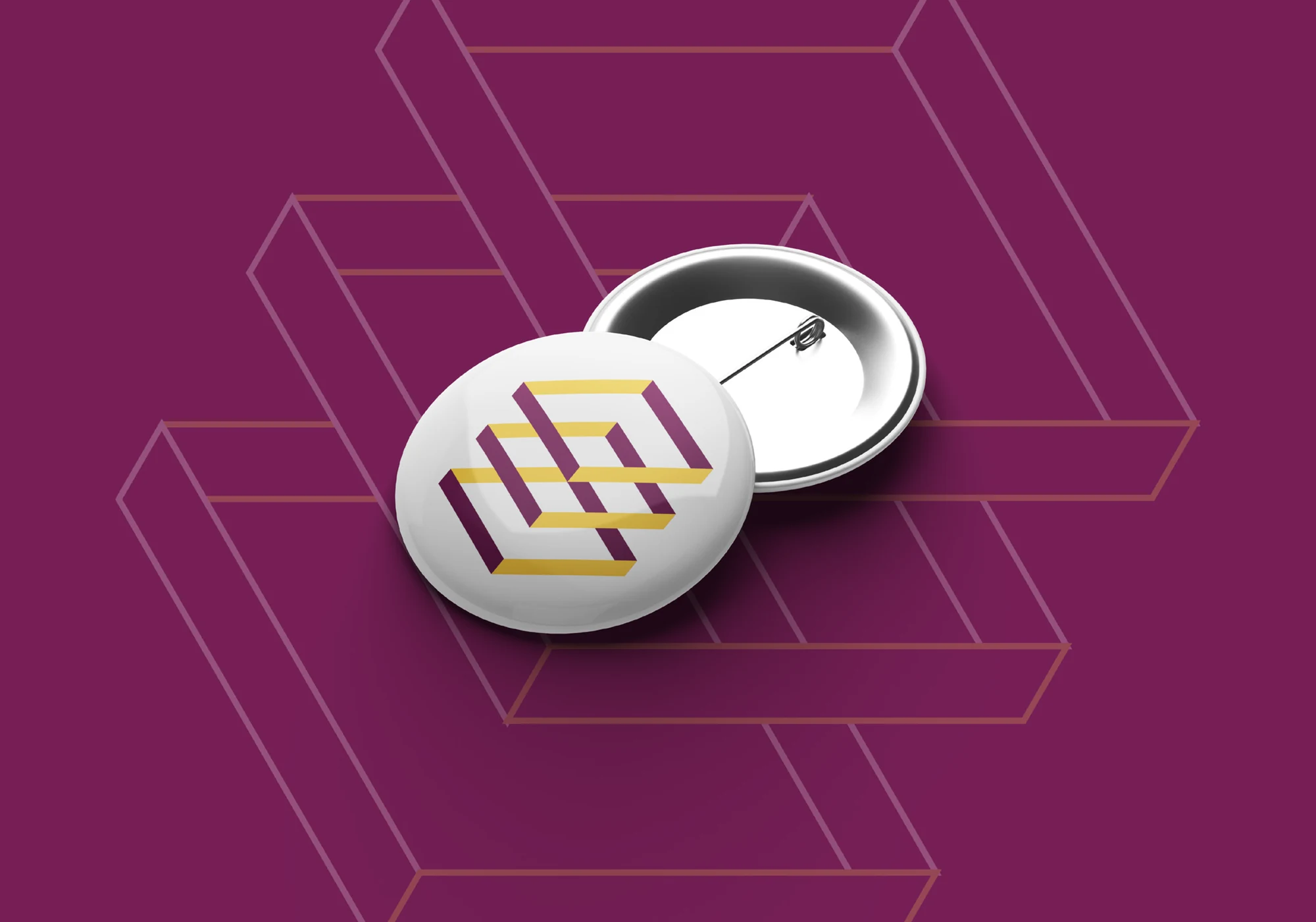 Houseware button badge