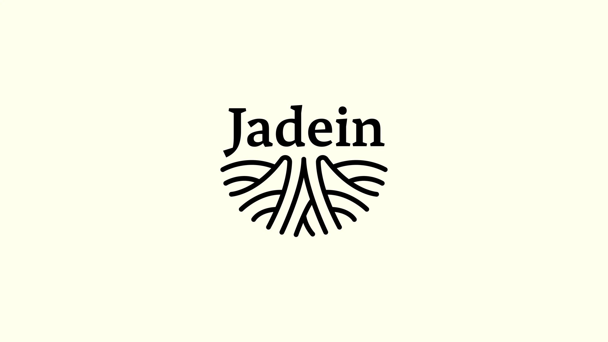 Jadein logo on cream background